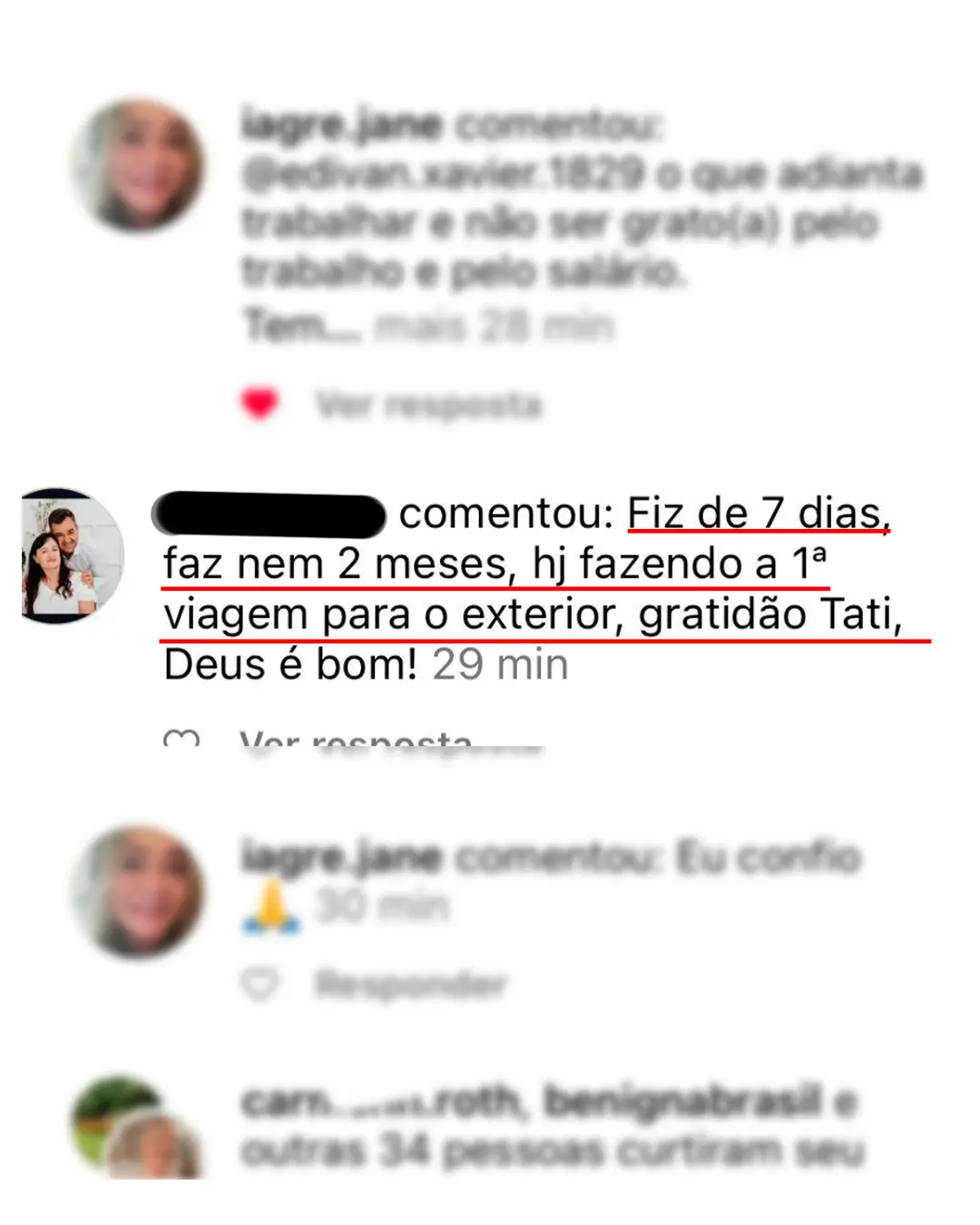 Depoimento de aluna 3