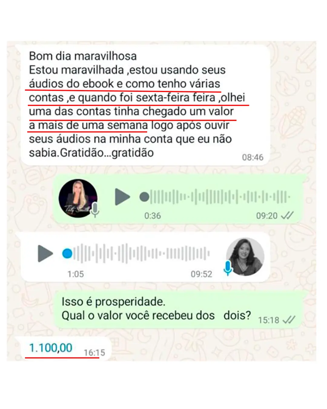 Depoimento de aluna 5